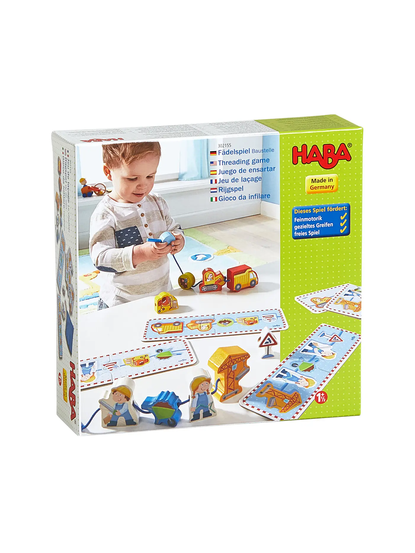 HABA | Fädelspiel Baustelle | 